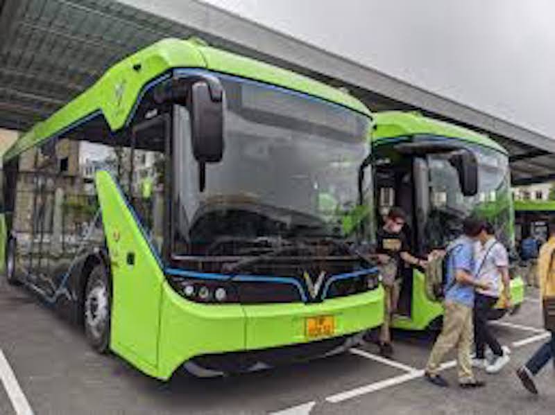 Xe Vinbus chạy thử tại Hà Nội